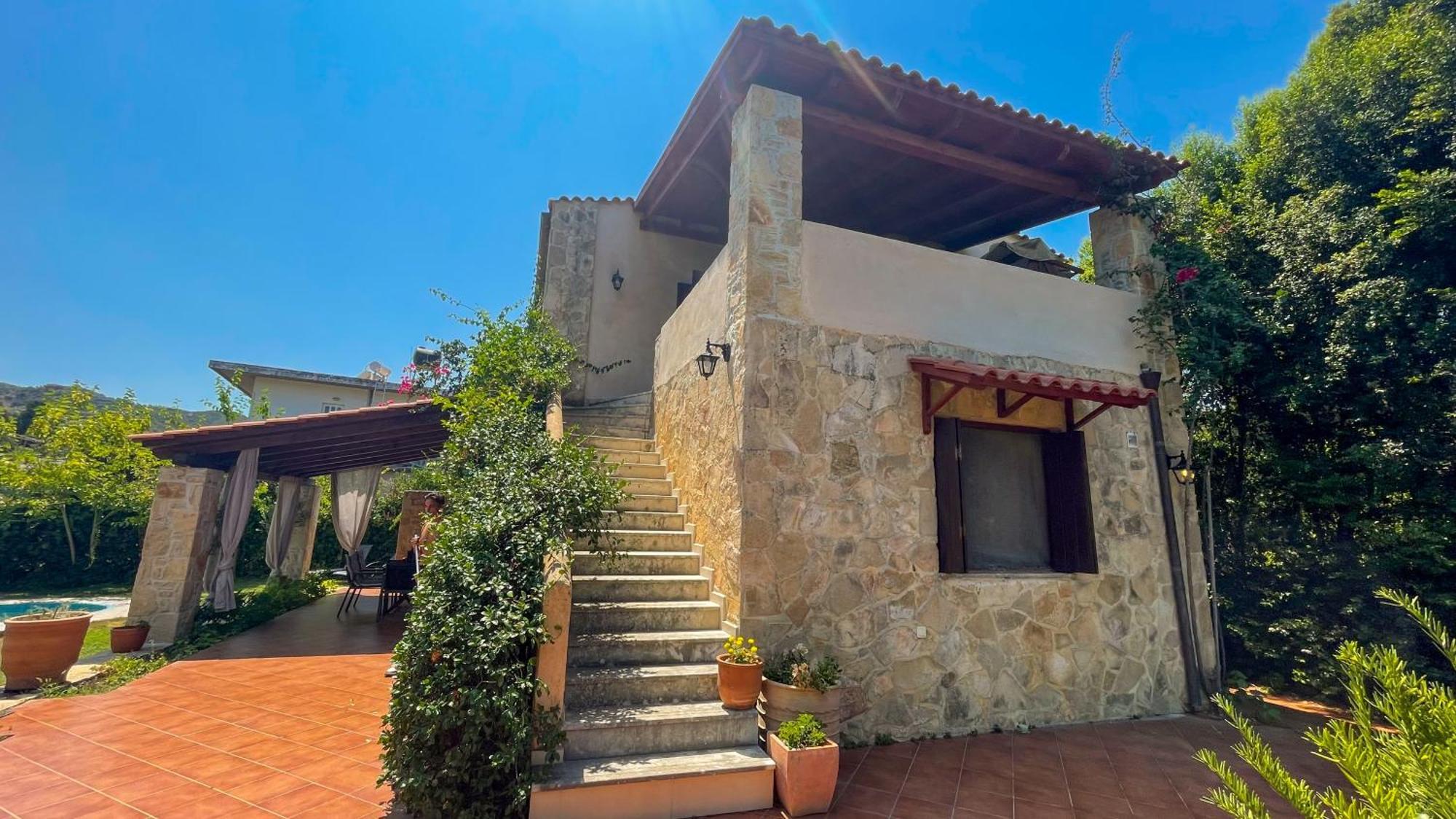 Villa Skine With Private Pool And Garden Chania  Exterior photo