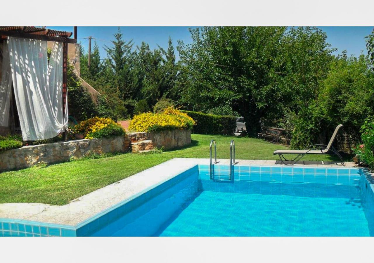 Villa Skine With Private Pool And Garden Chania  Exterior photo